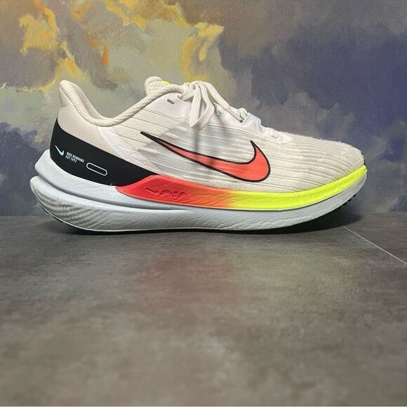 Nike Zoom Winflo 9 DX3352-100 Women's White Running Shoes Size 7.5 - Picture 9 of 16